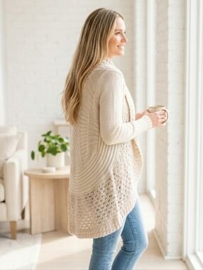Anthropologie Angel Of The North Shawl Collar Cardigan